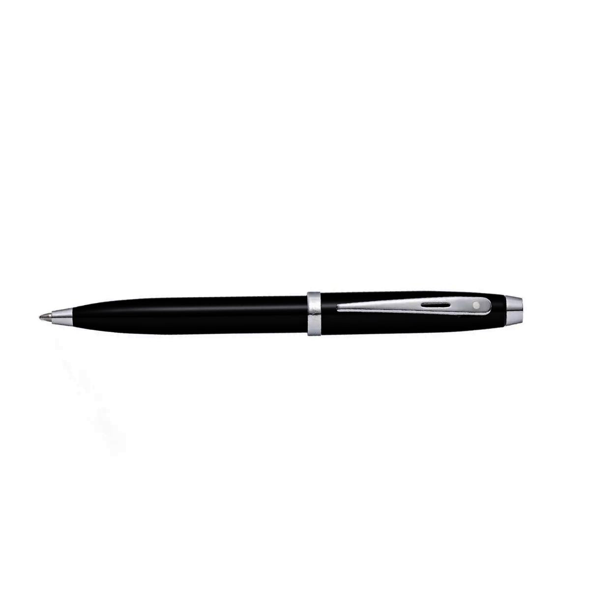 Caneta Sheaffer 100 - Esferográfica Sheaffer - Glossy Black Livraria Skilo
