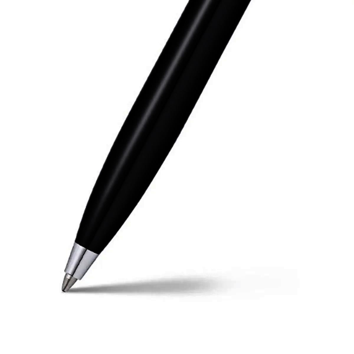 Caneta Sheaffer 100 - Esferográfica Sheaffer - Glossy Black Livraria Skilo