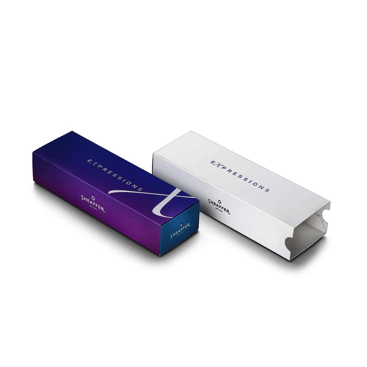 Caneta Sheaffer 100 Expressions - Esferográfica - Degradê Azul e Rosa Perolado Livraria Skilo