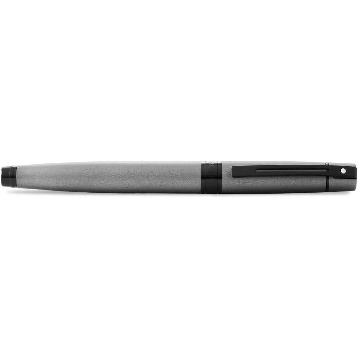 Caneta Sheaffer 300 - Tinteiro Sheaffer - Matte Gray Livraria Skilo