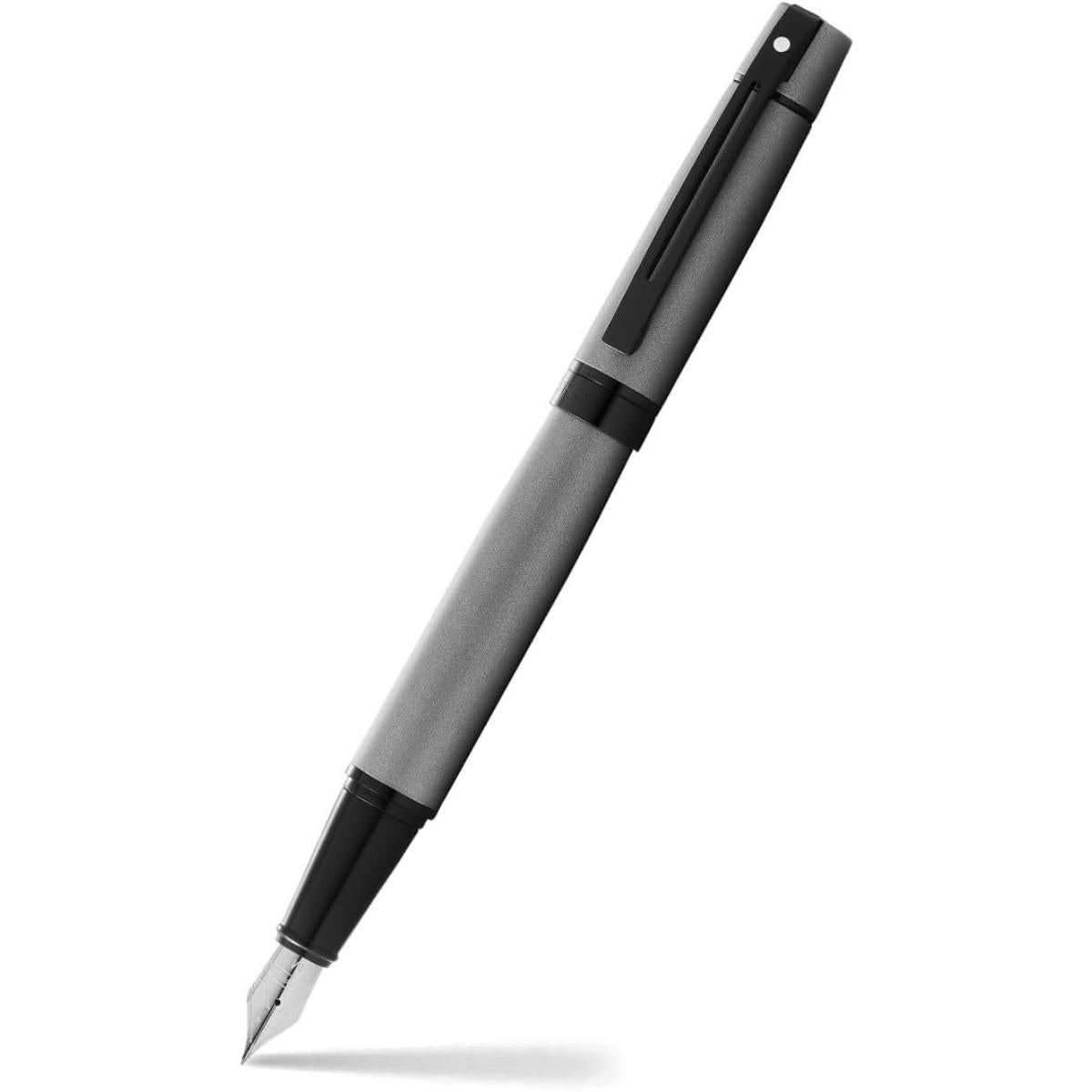 Caneta Sheaffer 300 - Tinteiro Sheaffer - Matte Gray Livraria Skilo