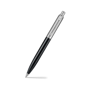 Caneta Sheaffer Sentinel - Glossy Black and Brushed Chrome - Esferográfica
