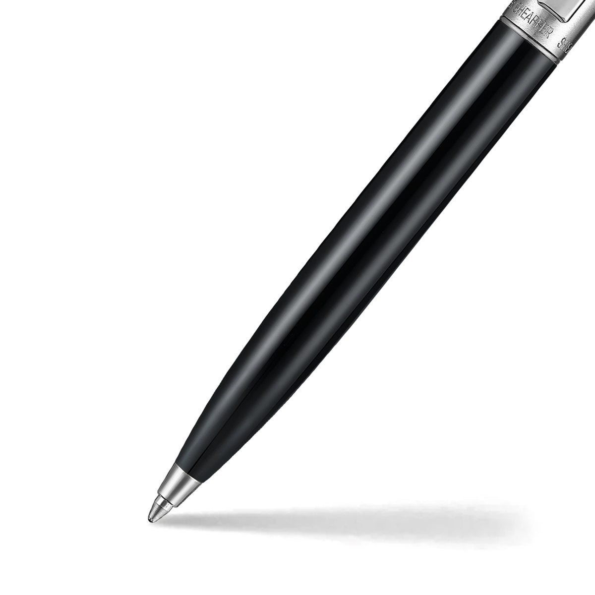Caneta Sheaffer Sentinel - Glossy Black and Brushed Chrome - Esferográfica Sheaffer