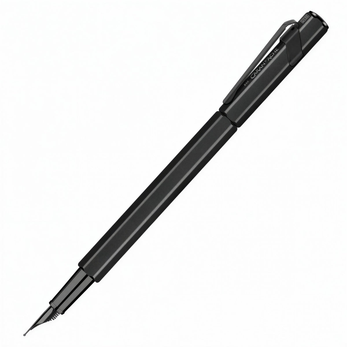 Caneta Tinteiro Caran d'Ache 849 - Black Code - Ponta F Livraria Skilo