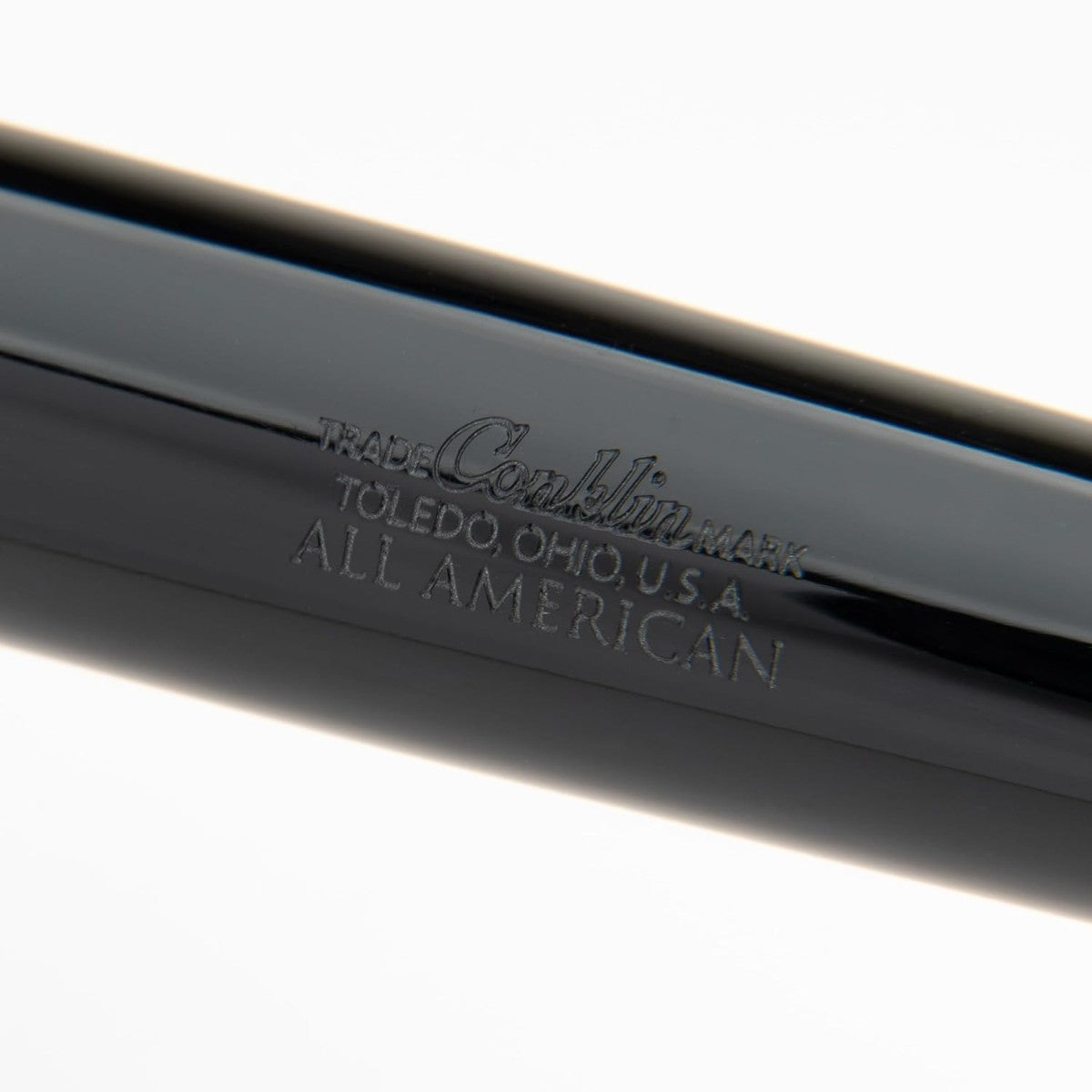 Caneta Tinteiro Conklin All American - Raven Black - Pena F Monteverde