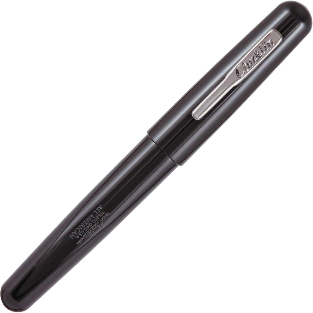 Caneta Tinteiro Conklin All American - Raven Black - Pena F Monteverde