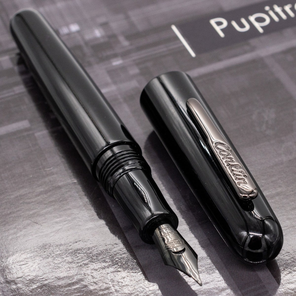 Caneta Tinteiro Conklin All American - Raven Black - Pena F Monteverde