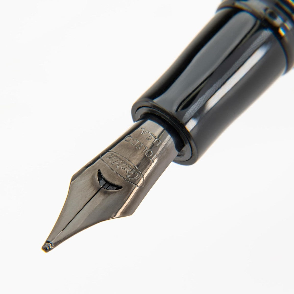 Caneta Tinteiro Conklin All American - Raven Black - Pena F Monteverde