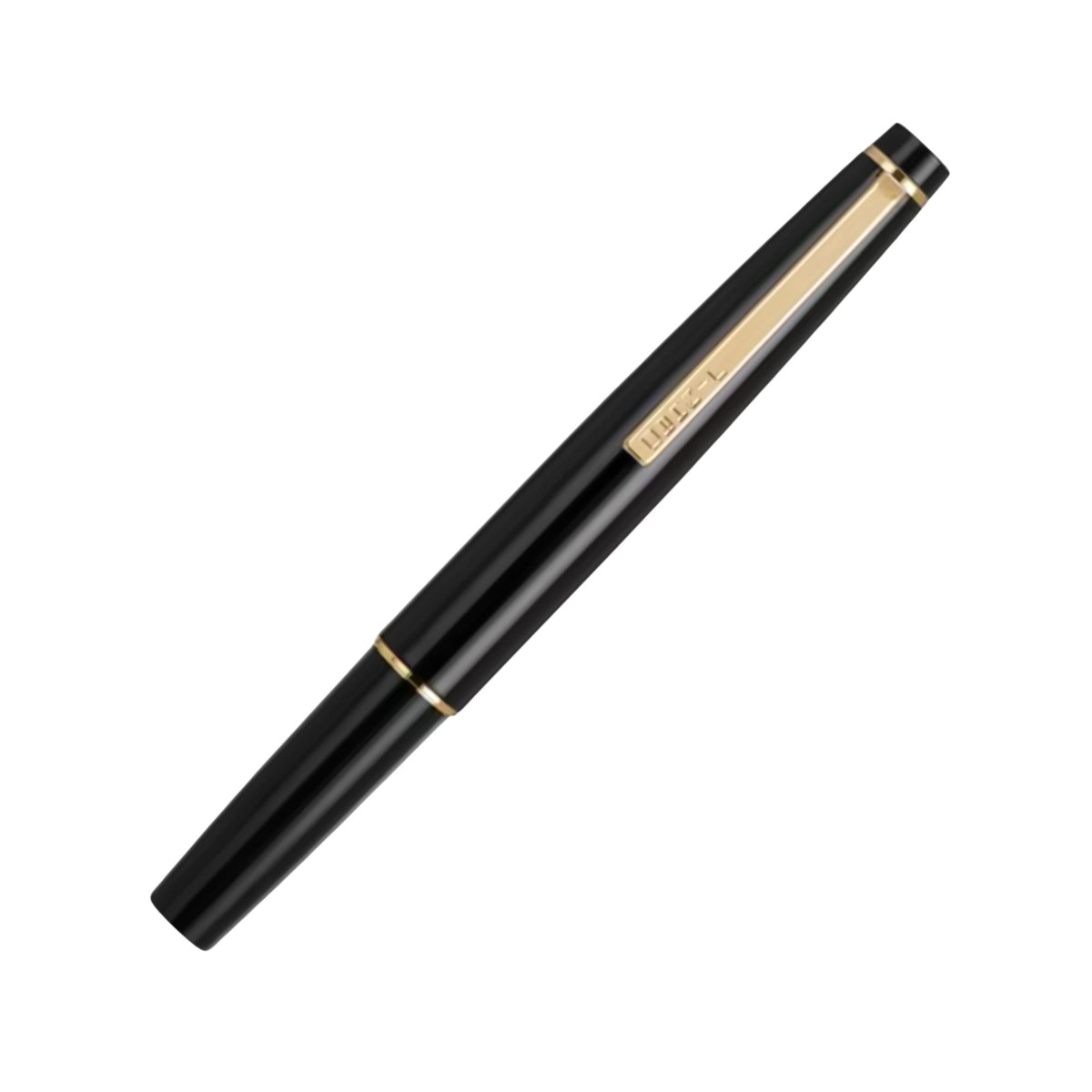 Caneta Tinteiro Jinhao 59 Black Gold Trims - F Jinhao