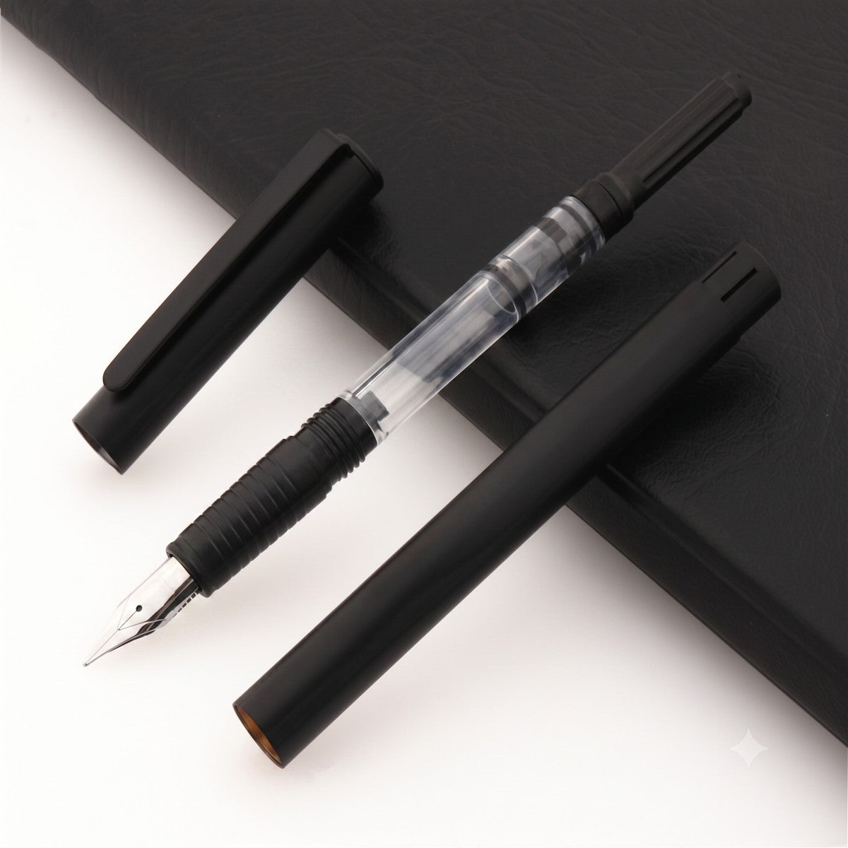 Caneta Tinteiro Jinhao 65 Black - Ponta F Livraria Skilo