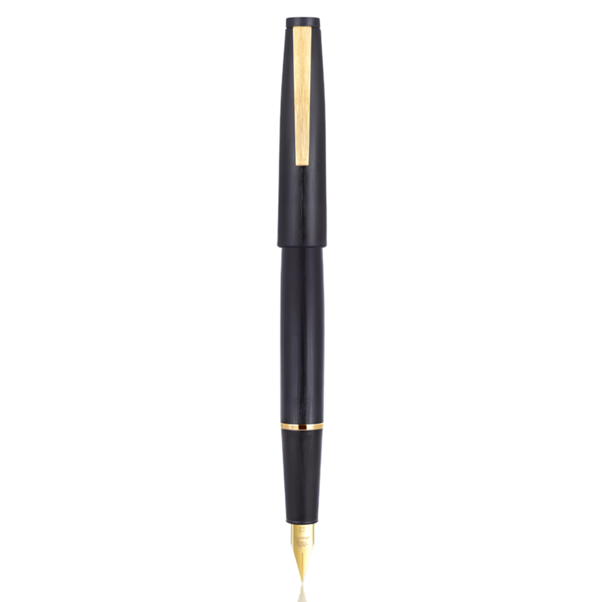 Caneta Tinteiro Jinhao 80 Dark Blue Gold Trims - F Jinhao