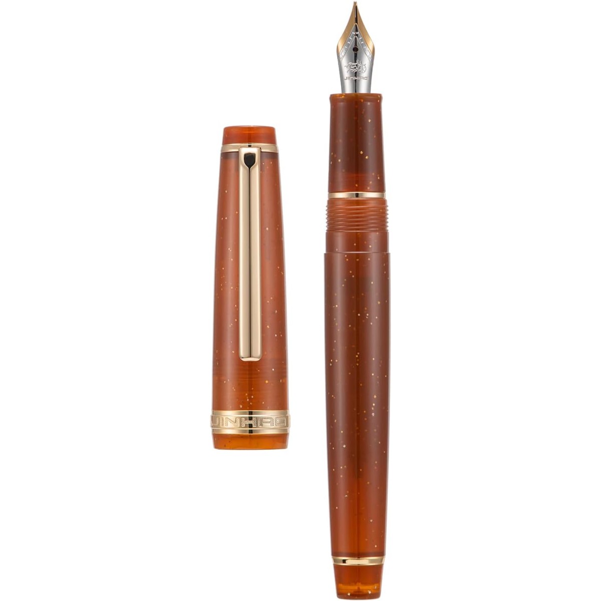 Caneta Tinteiro Jinhao 82 T Fluorescent Coffee - Ponta EF Jinhao