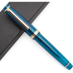 Caneta Tinteiro Jinhao 82 T Fluorescent Deep Sea Blue - Ponta F