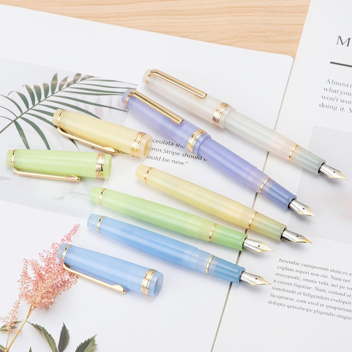 Caneta Tinteiro Jinhao 82 T Purple - Ponta F Jinhao