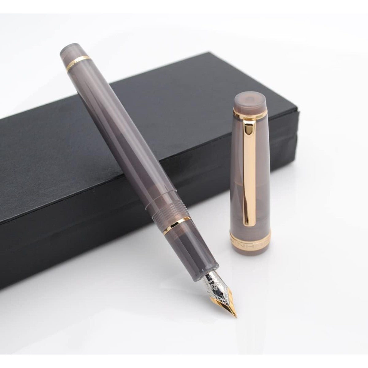 Caneta Tinteiro Jinhao 82 Volcano Grey - Ponta F Jinhao