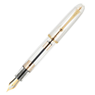 Caneta Tinteiro Jinhao 9019 Transparent with Gold Trims - F Jinhao