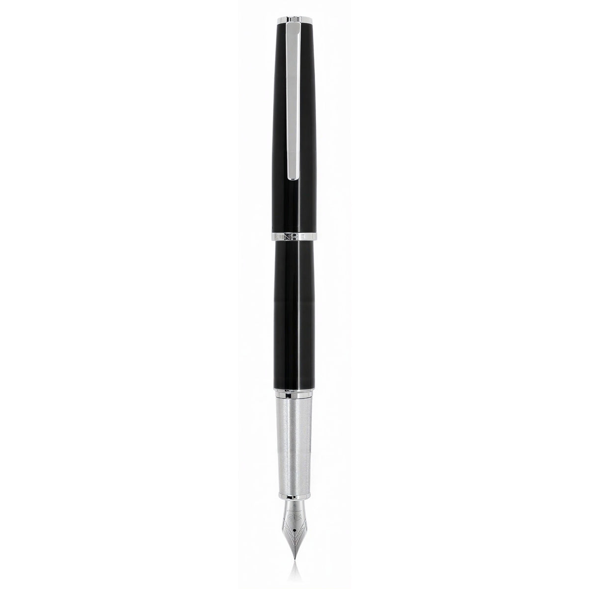 Caneta Tinteiro Jinhao 95 Black Silver Trims - F Jinhao