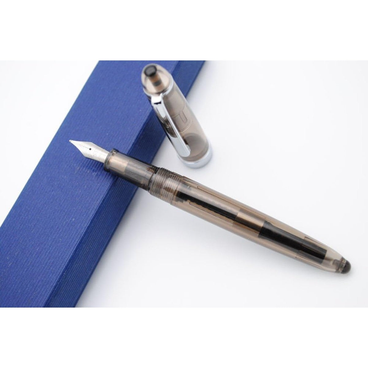 Caneta Tinteiro Jinhao 992 Transparent Black - Ponta EF Jinhao