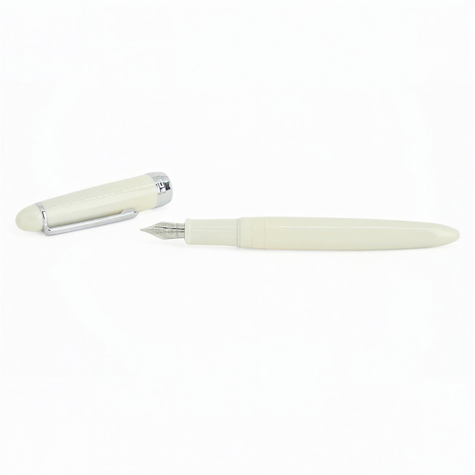 Caneta Tinteiro Jinhao 992 White - Ponta EF Jinhao
