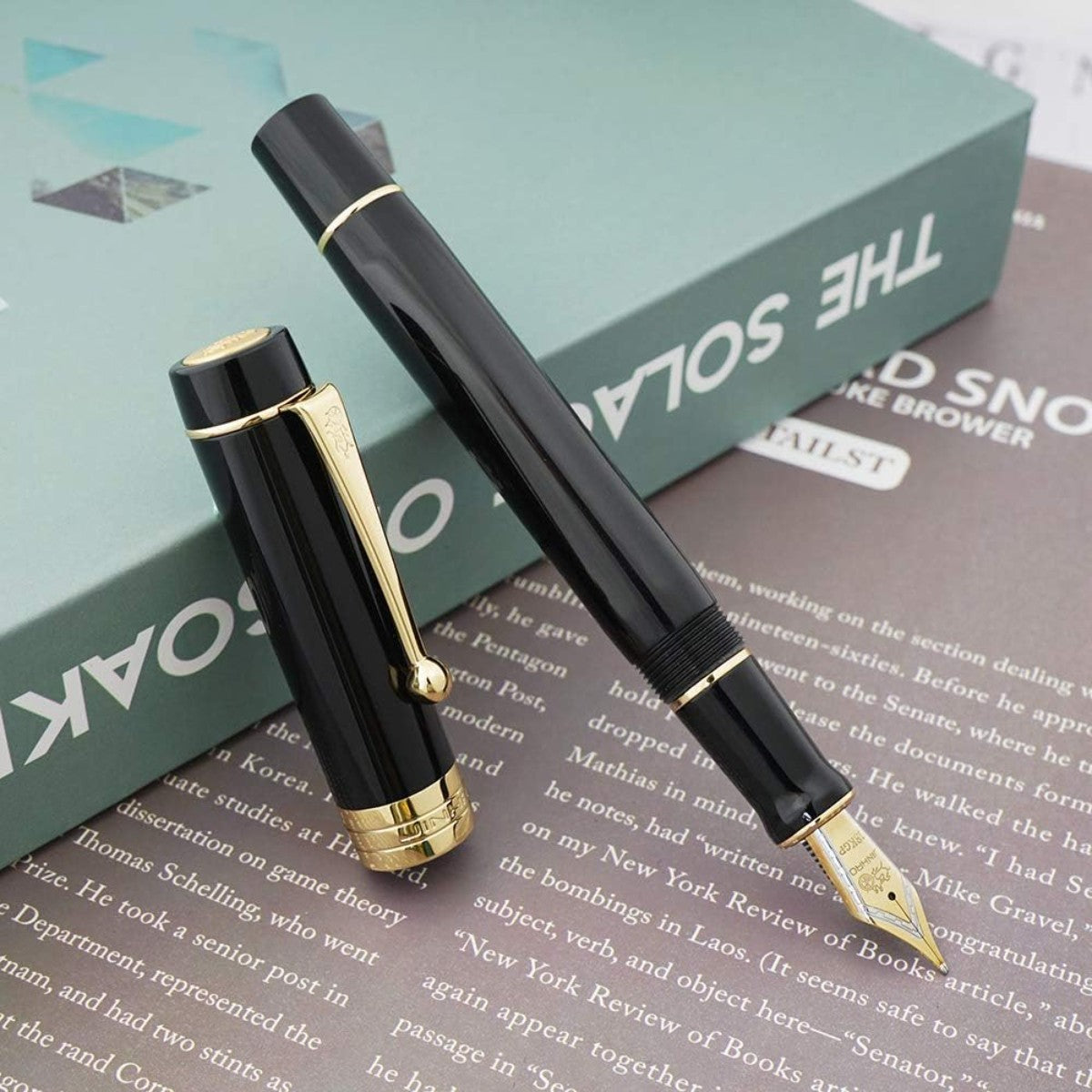 Caneta Tinteiro Jinhao Century 100 Black - Ponta EF Jinhao