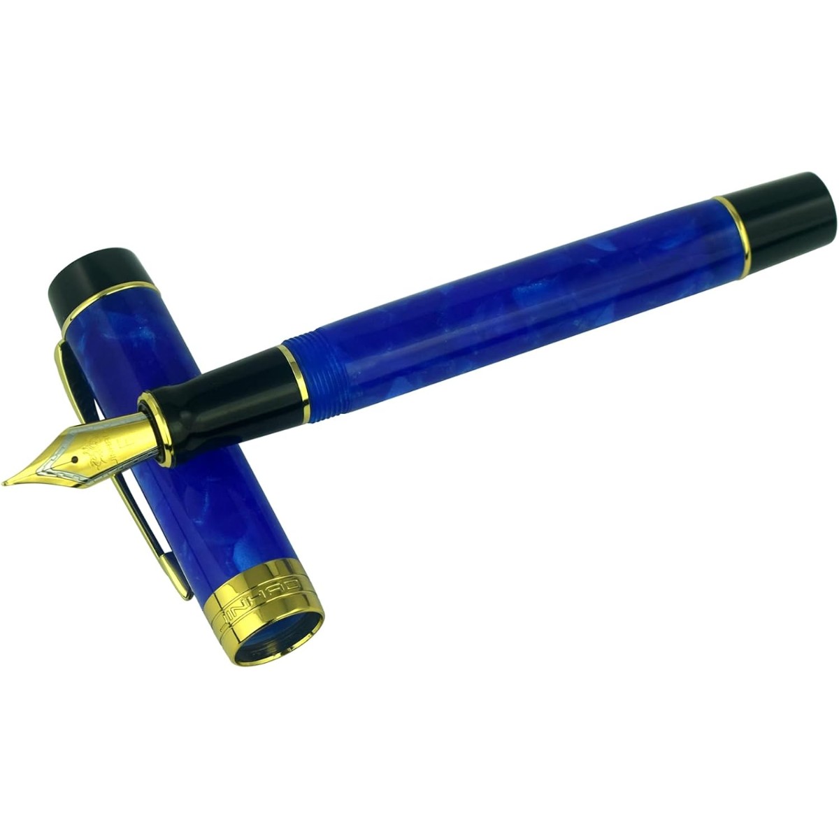 Caneta Tinteiro Jinhao Century 100 Deep Sea Blue - Ponta F Jinhao