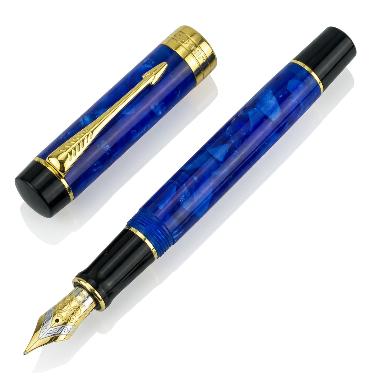 Caneta Tinteiro Jinhao Century 100 Deep Sea Blue - Ponta F Jinhao