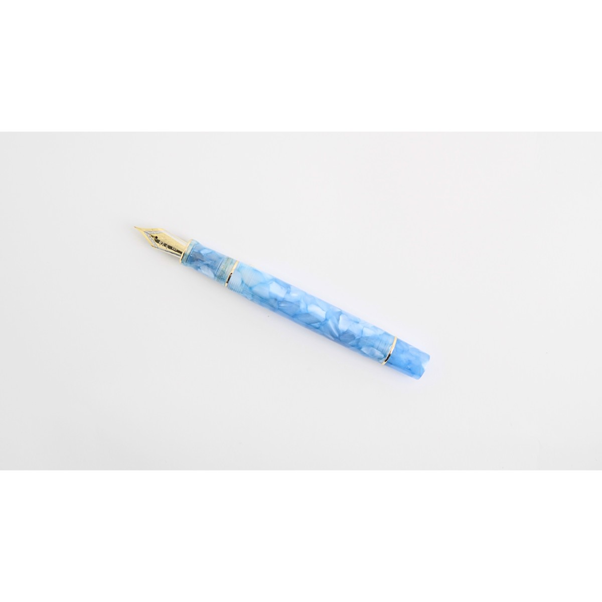 Caneta Tinteiro Jinhao Century 100 Haibao Blue - Ponta EF Jinhao