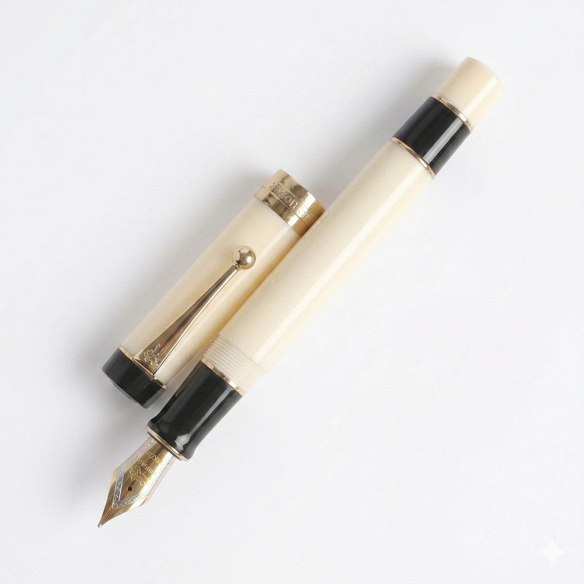 Caneta Tinteiro Jinhao Century 100 Ivory White - Ponta F Jinhao