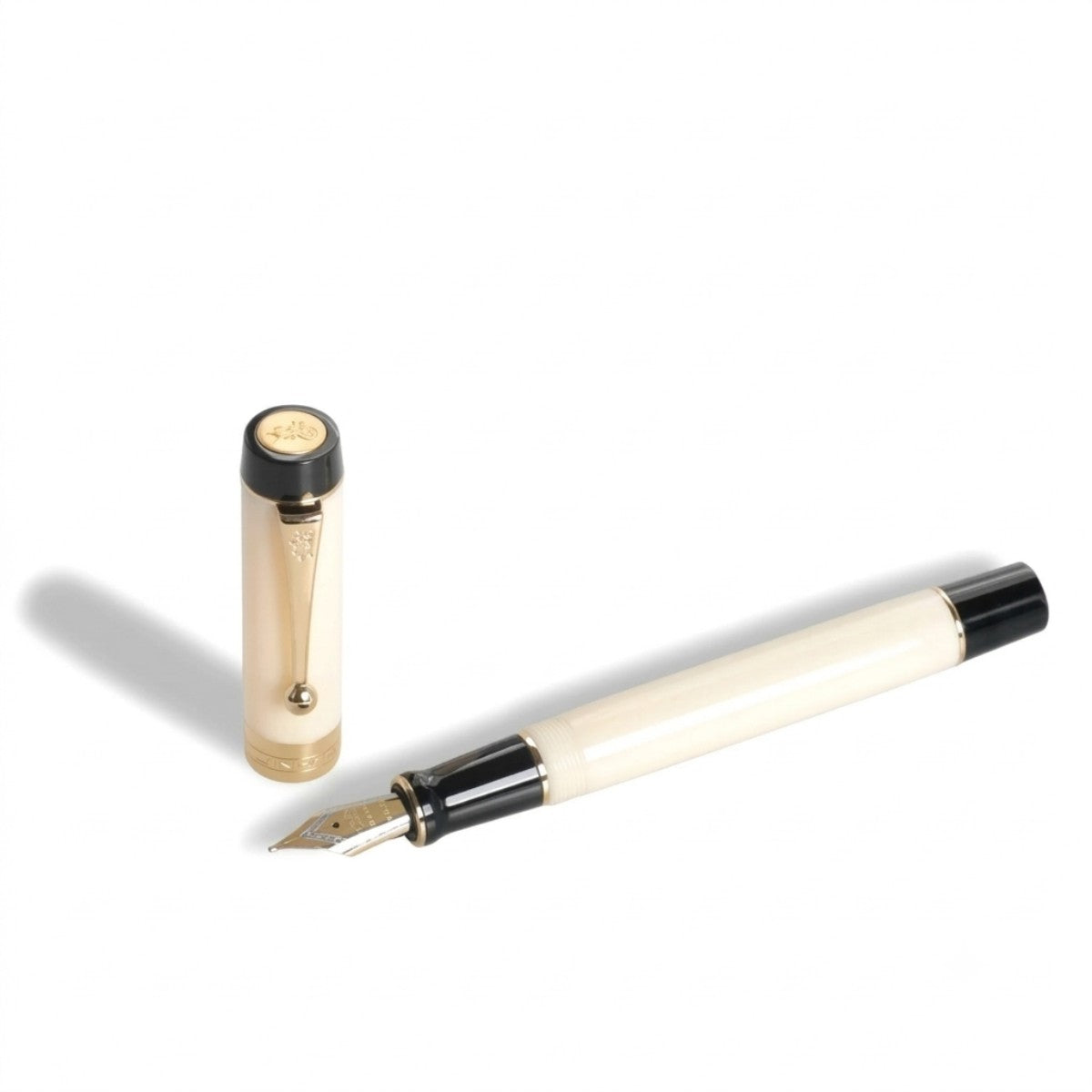 Caneta Tinteiro Jinhao Century 100 Ivory White - Ponta F Jinhao