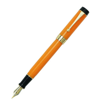 Caneta Tinteiro Jinhao Century 100 Orange Yellow - Ponta F Jinhao