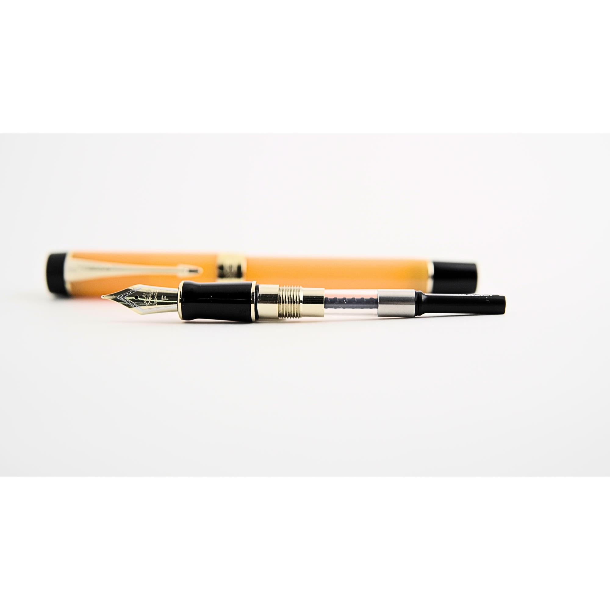 Caneta Tinteiro Jinhao Century 100 Orange Yellow - Ponta F Jinhao