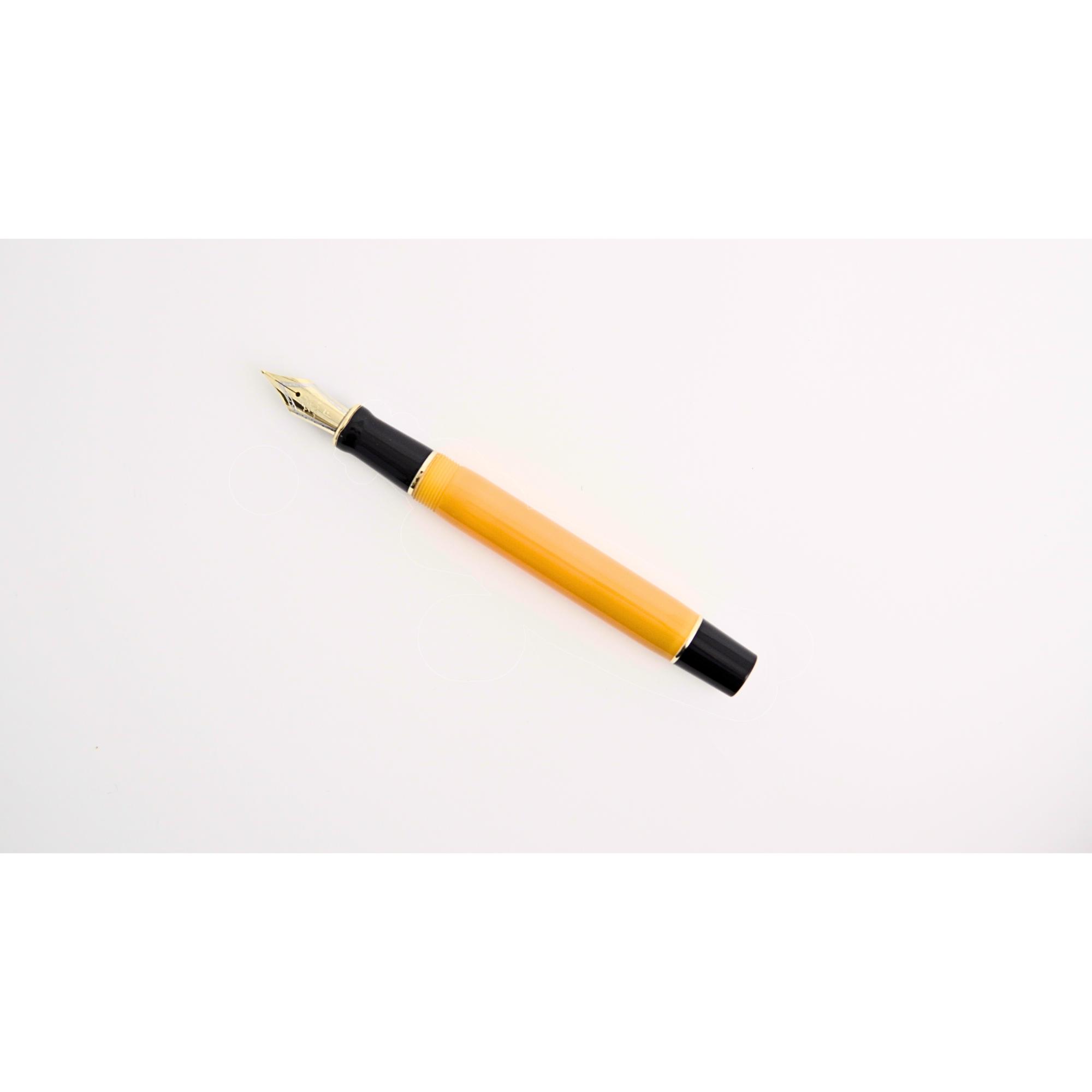 Caneta Tinteiro Jinhao Century 100 Orange Yellow - Ponta F Jinhao