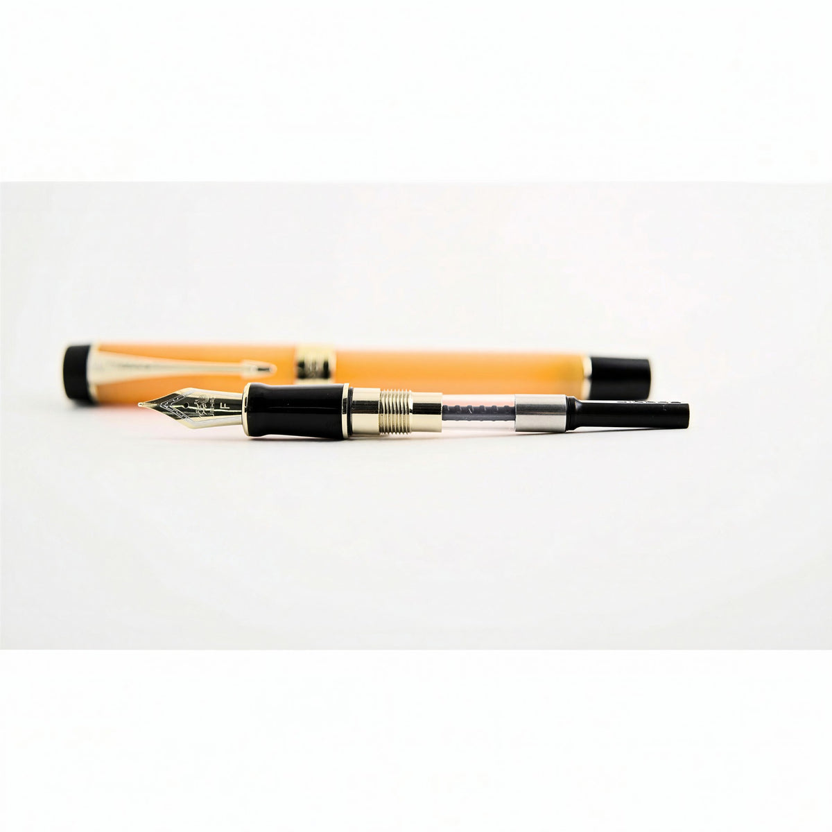 Caneta Tinteiro Jinhao Century 100 Orange Yellow - Ponta F Jinhao