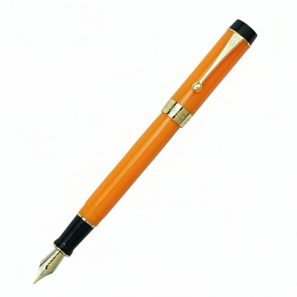 Caneta Tinteiro Jinhao Century 100 Orange Yellow - Ponta F Jinhao