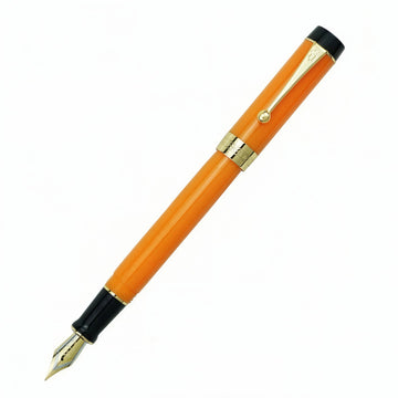 Caneta Tinteiro Jinhao Century 100 Orange Yellow - Ponta F Jinhao