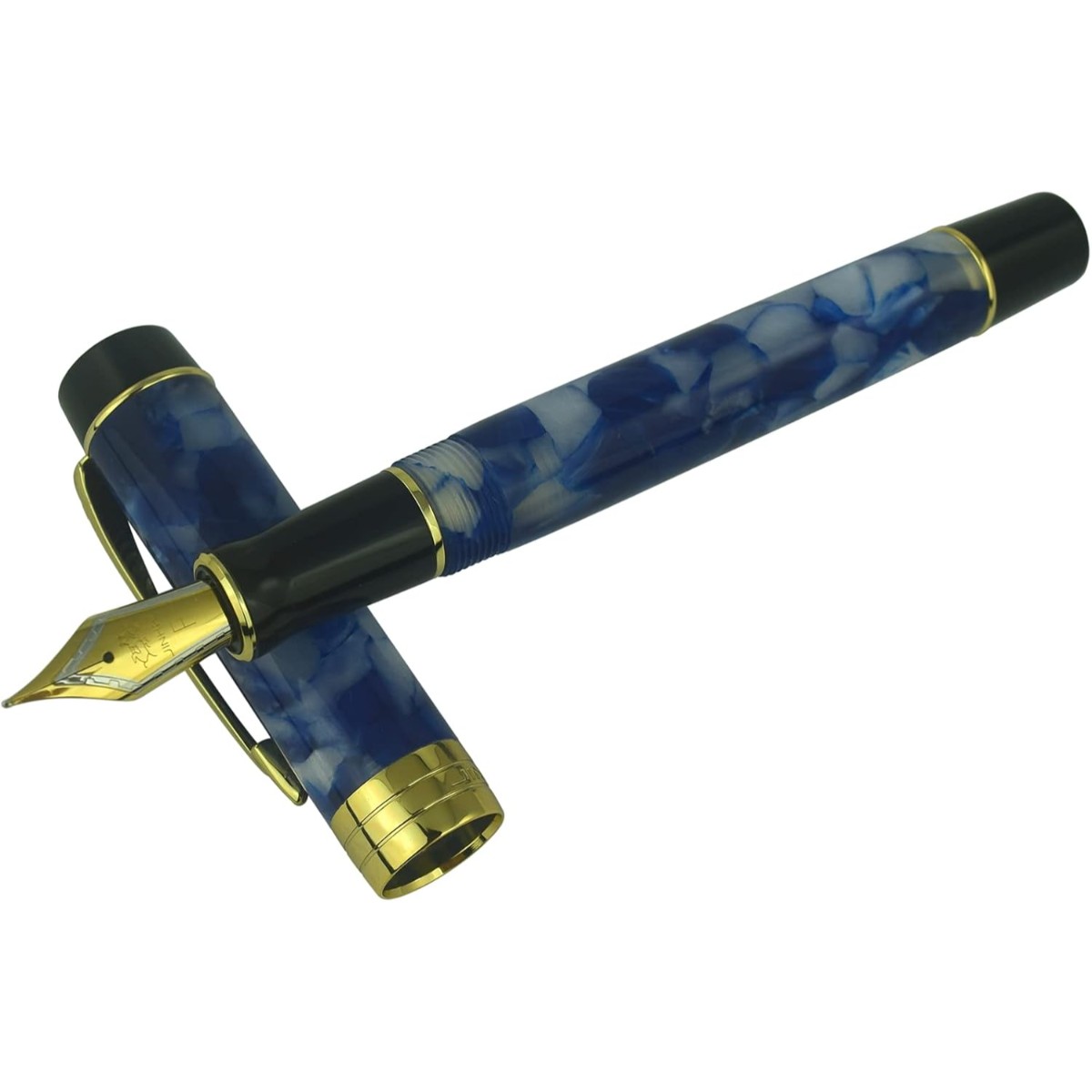 Caneta Tinteiro Jinhao Century 100 Sea Blue - Ponta F Jinhao