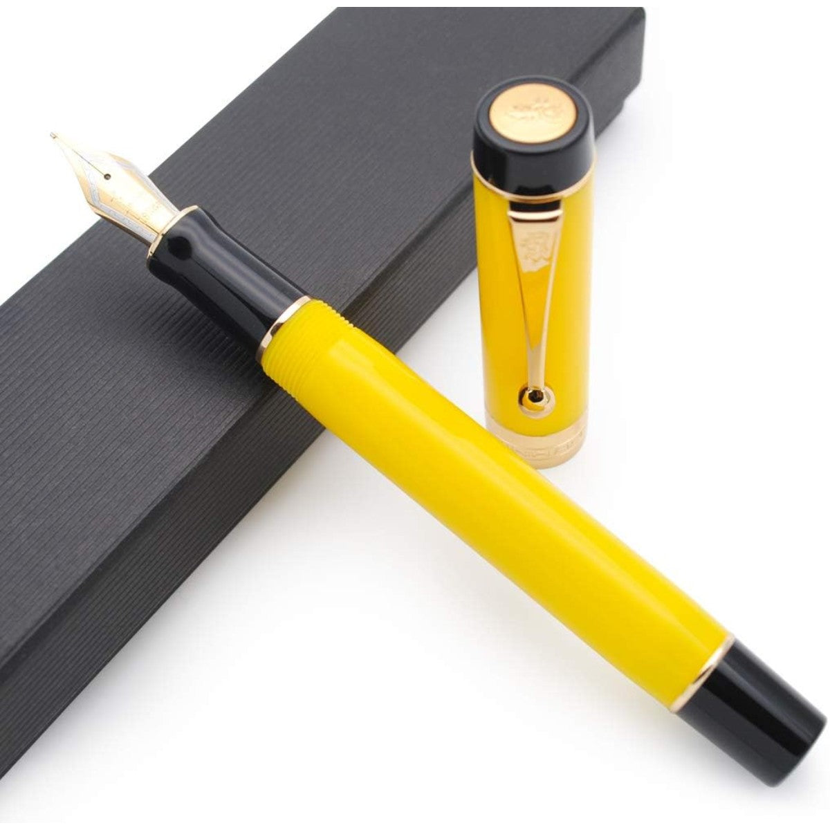 Caneta Tinteiro Jinhao Century 100 Yellow - Ponta F Jinhao