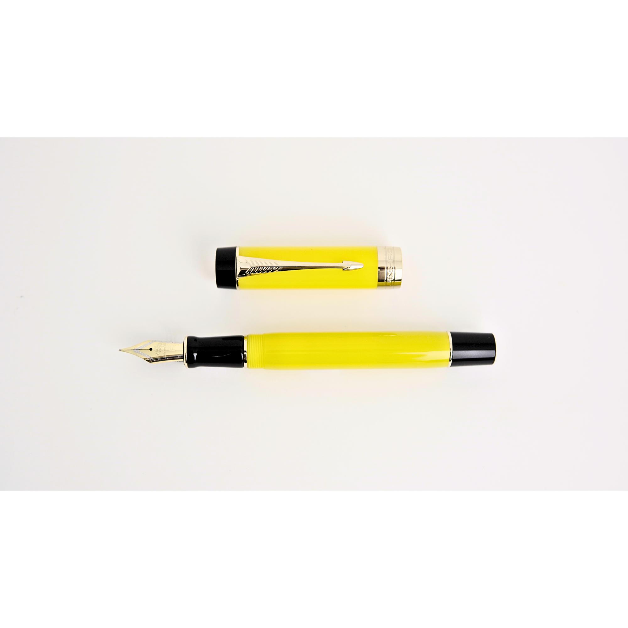 Caneta Tinteiro Jinhao Century 100 Yellow - Ponta F Jinhao