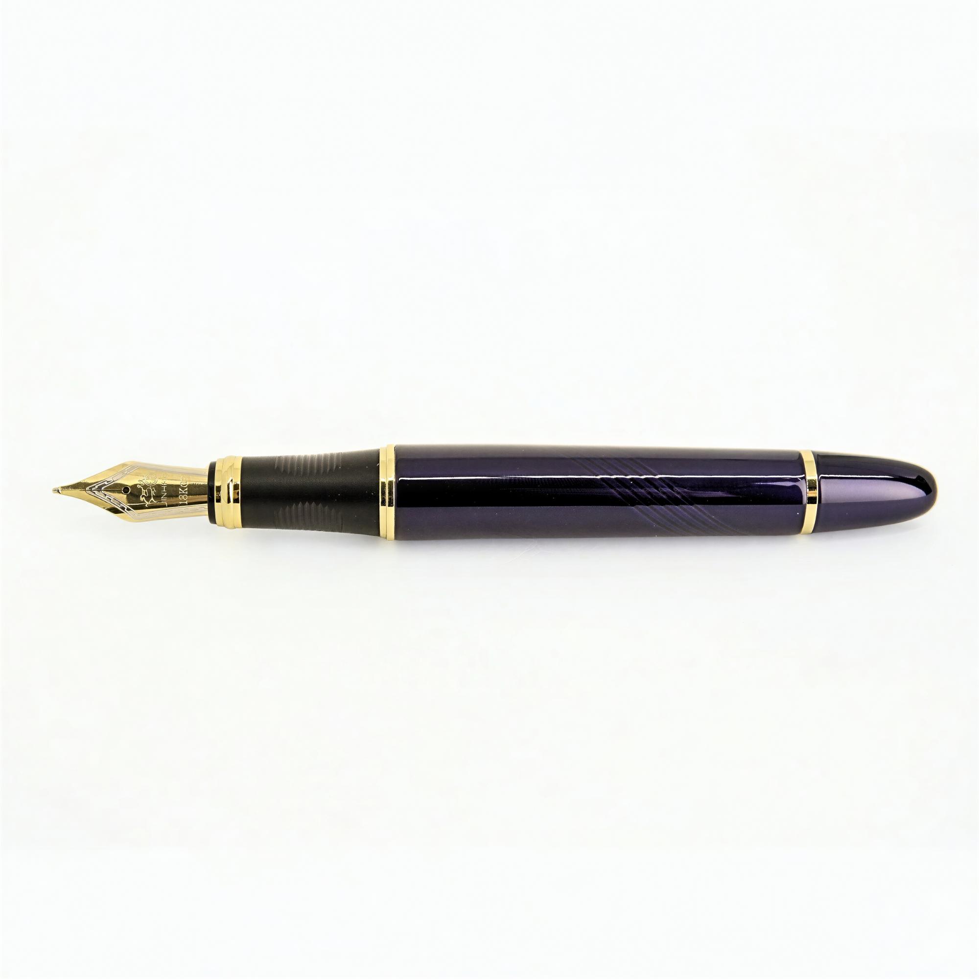 Caneta Tinteiro Jinhao x450 Spiral Blue - Ponta M Jinhao