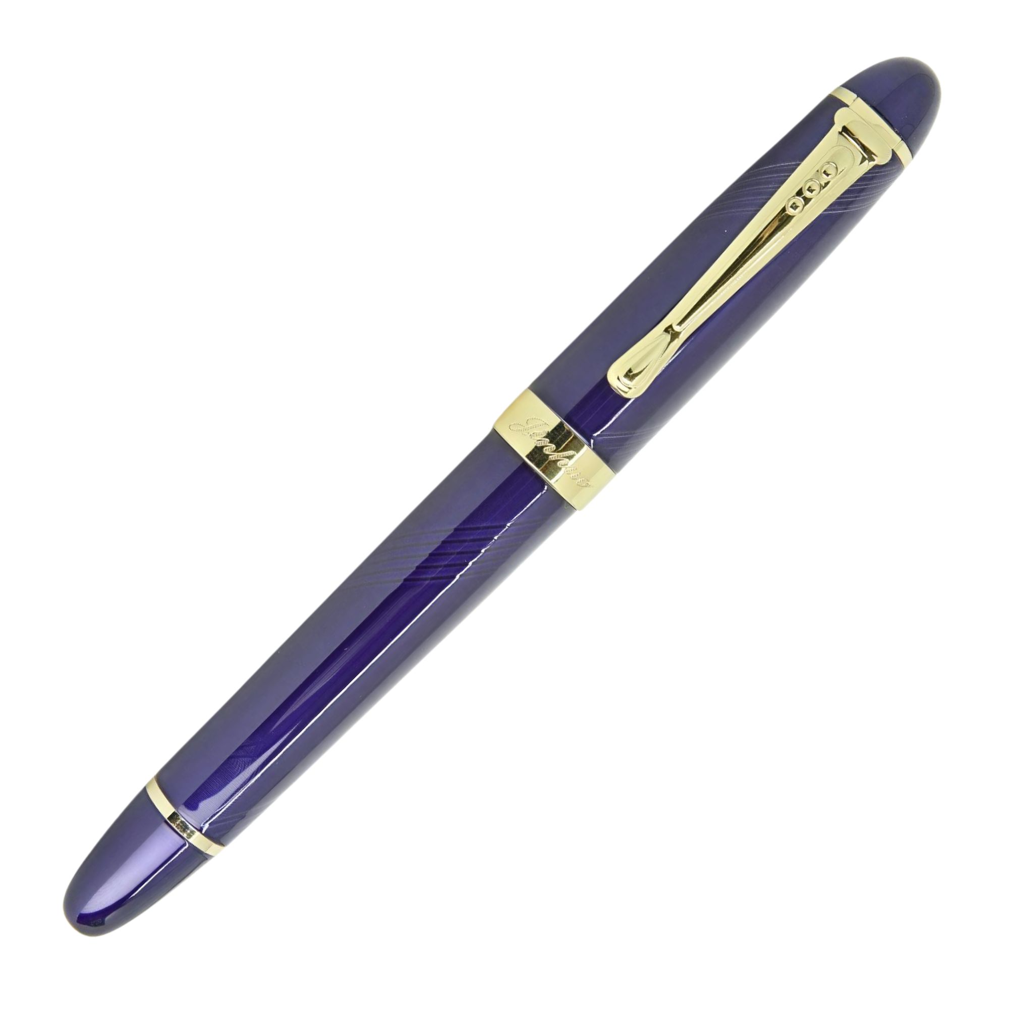 Caneta Tinteiro Jinhao x450 Spiral Blue - Ponta M Jinhao