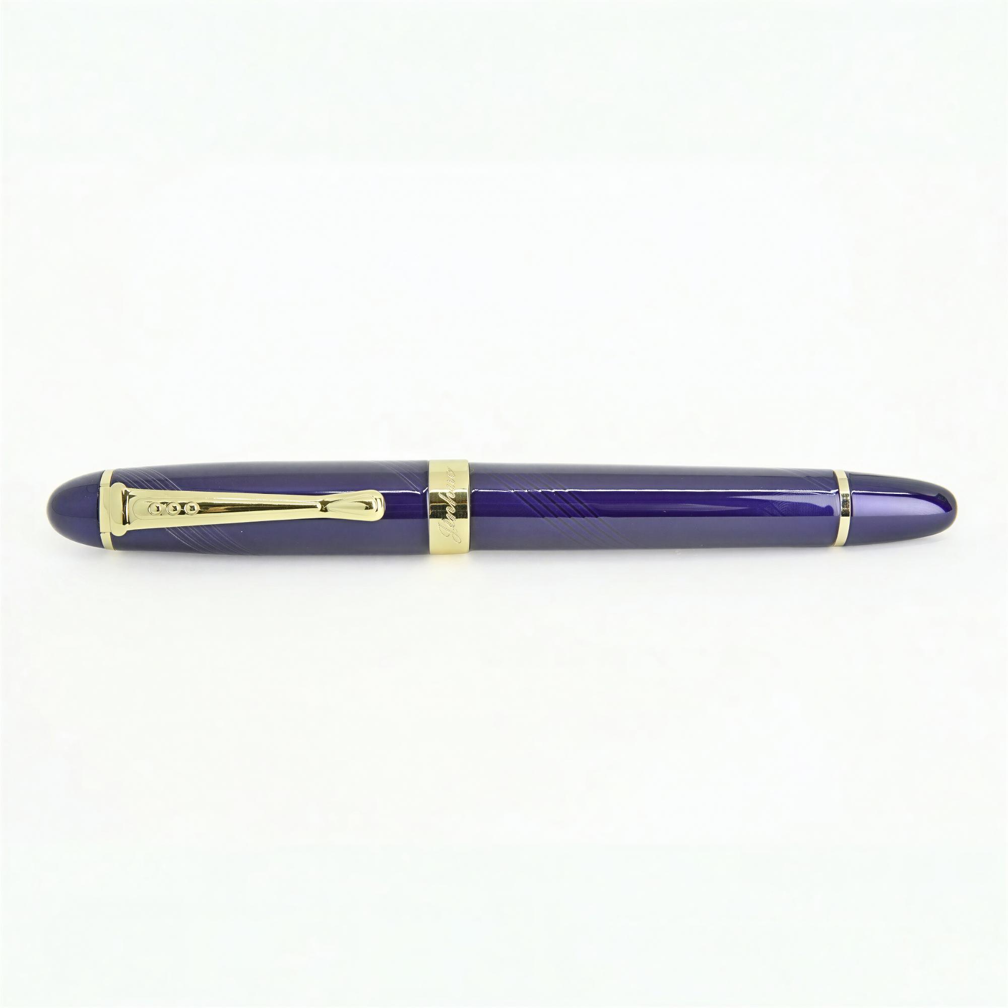 Caneta Tinteiro Jinhao x450 Spiral Blue - Ponta M Jinhao