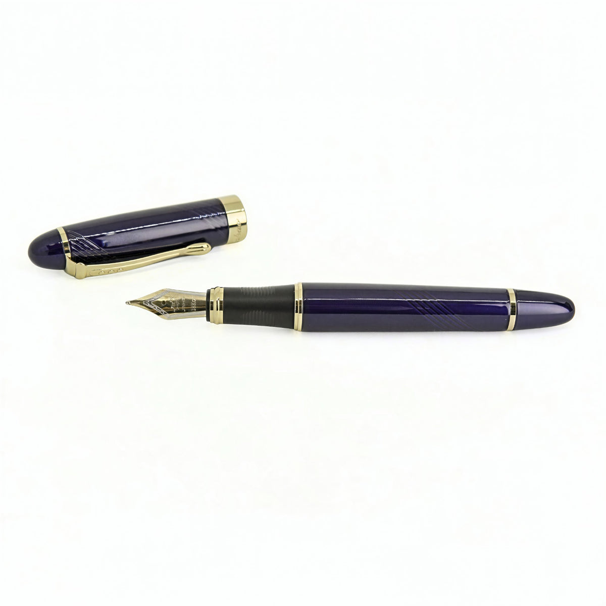 Caneta Tinteiro Jinhao x450 Spiral Blue - Ponta M Jinhao