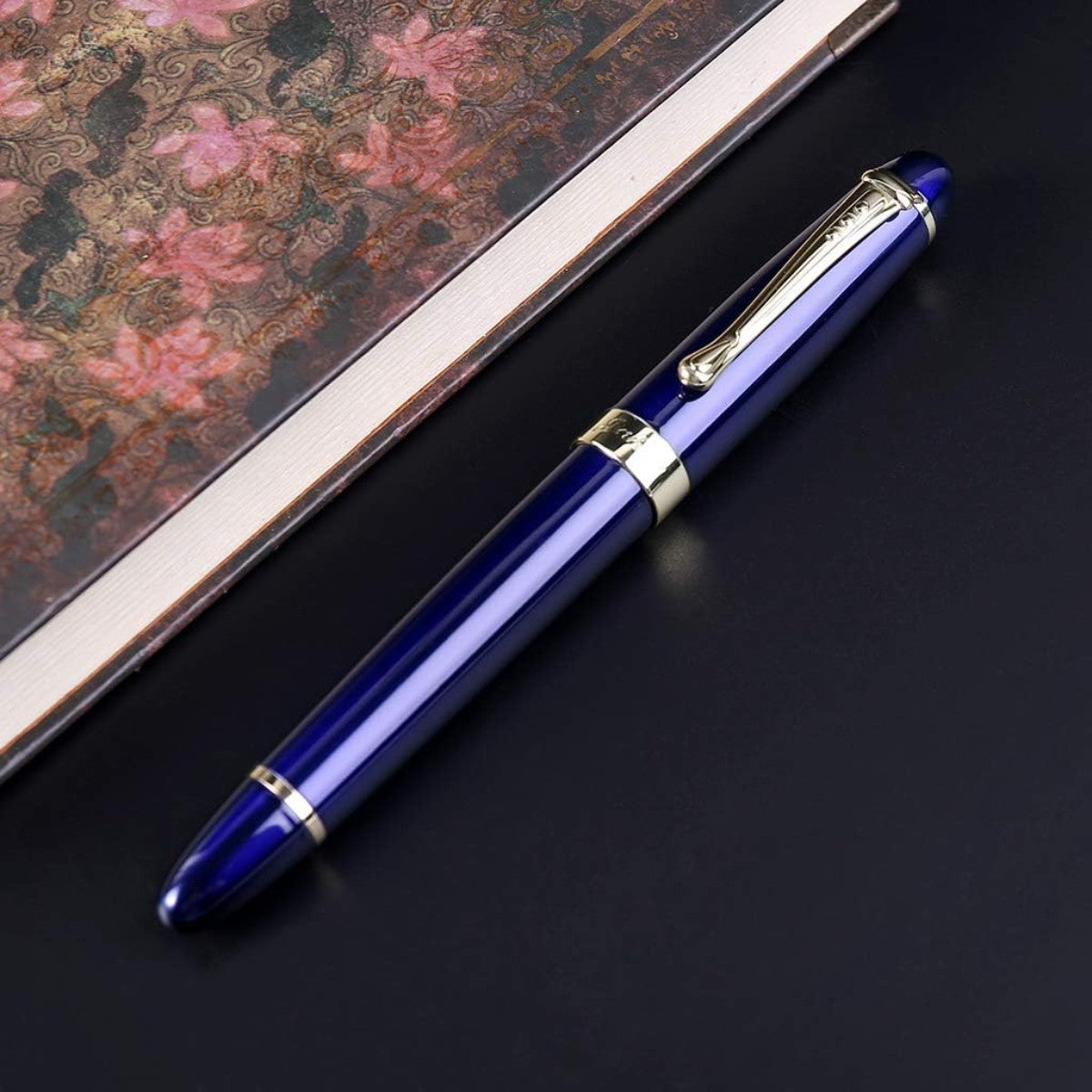 Caneta Tinteiro Jinhao x450 Transparent Blue - Ponta M Jinhao