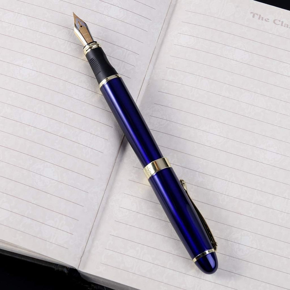 Caneta Tinteiro Jinhao x450 Transparent Blue - Ponta M Jinhao