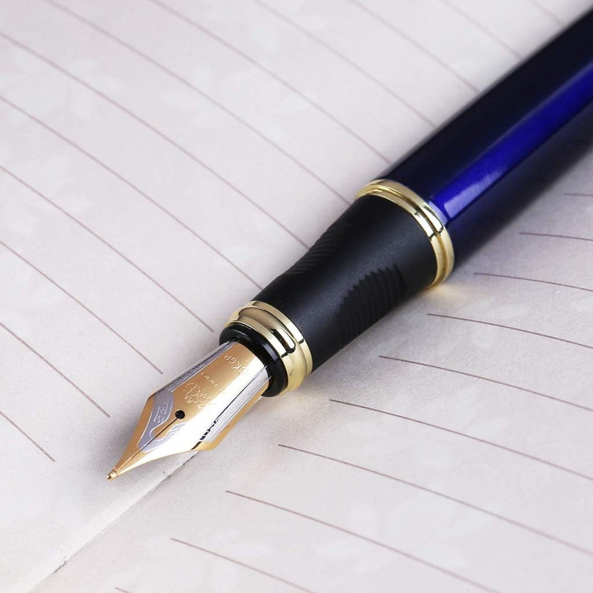 Caneta Tinteiro Jinhao x450 Transparent Blue - Ponta M Jinhao