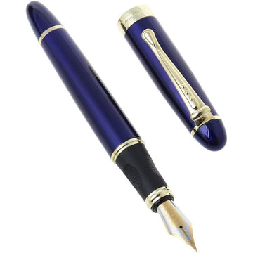 Caneta Tinteiro Jinhao x450 Transparent Blue - Ponta M Jinhao