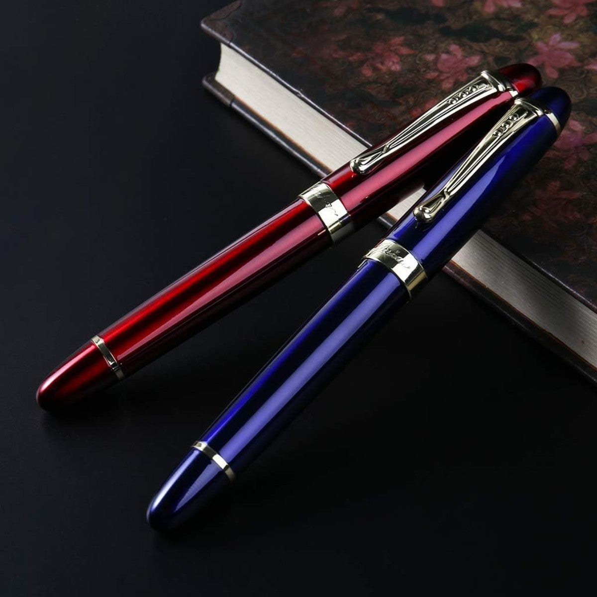 Caneta Tinteiro Jinhao x450 Transparent Red - Ponta M Jinhao