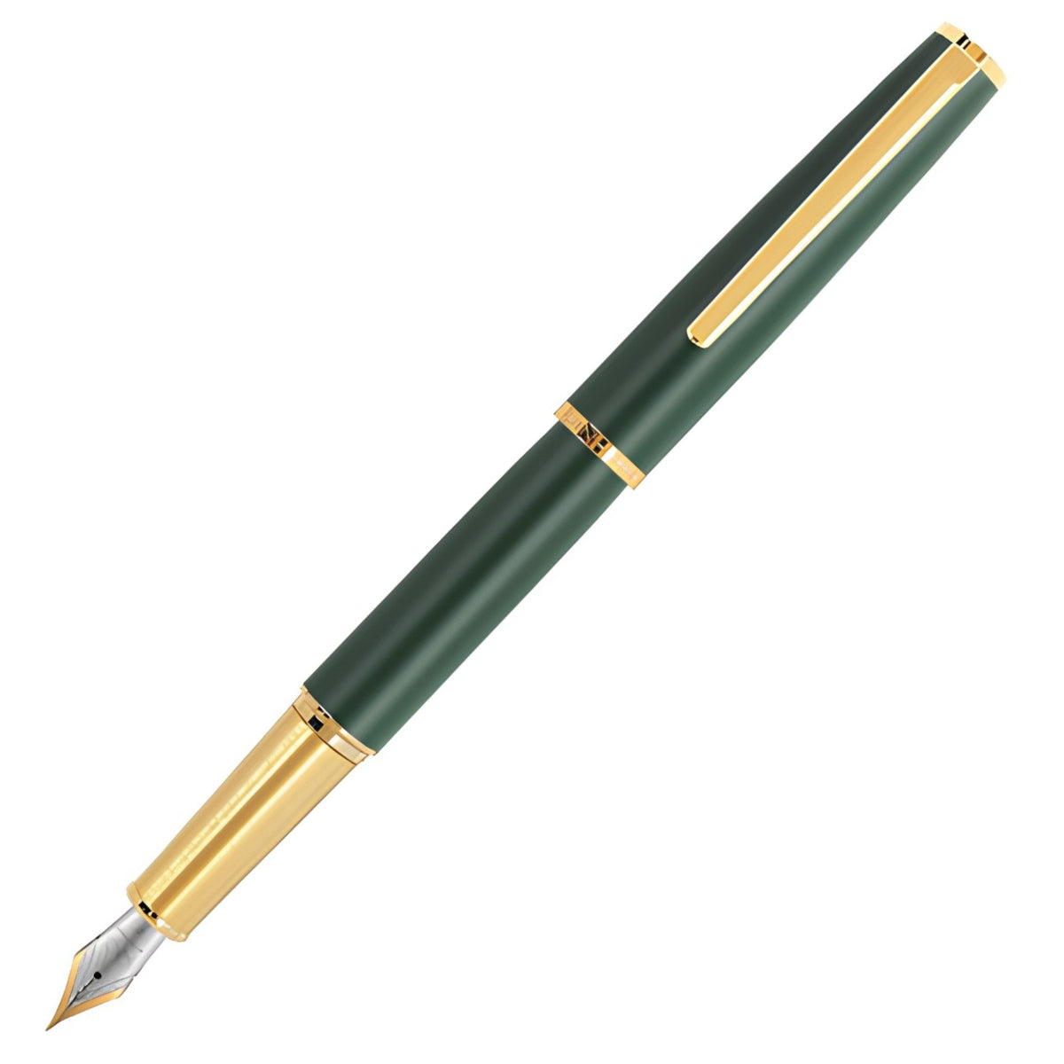 Caneta Tinteiro Jnhao 95 Green Gold Trims - F Jinhao