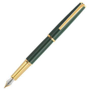Caneta Tinteiro Jnhao 95 Green Gold Trims - F Jinhao