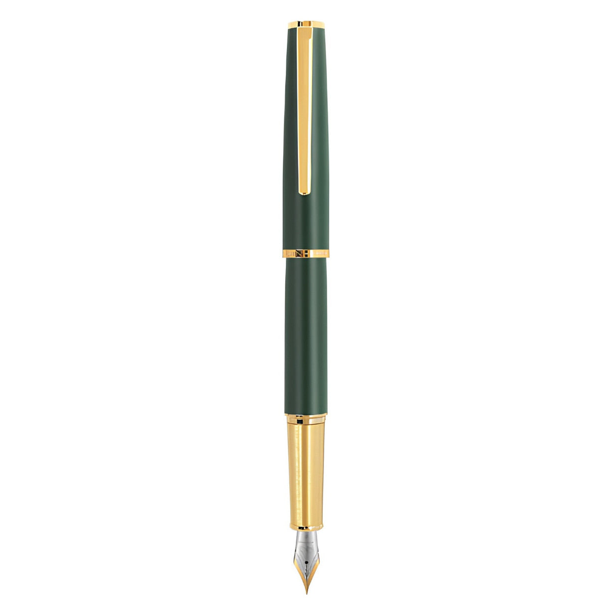 Caneta Tinteiro Jnhao 95 Green Gold Trims - F Jinhao